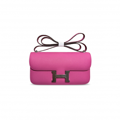 HERMES MASTER CONSTANCE ELAN EPSOM MAGNOLIA PALLADIUM HARDWARE (26*16*6cm)